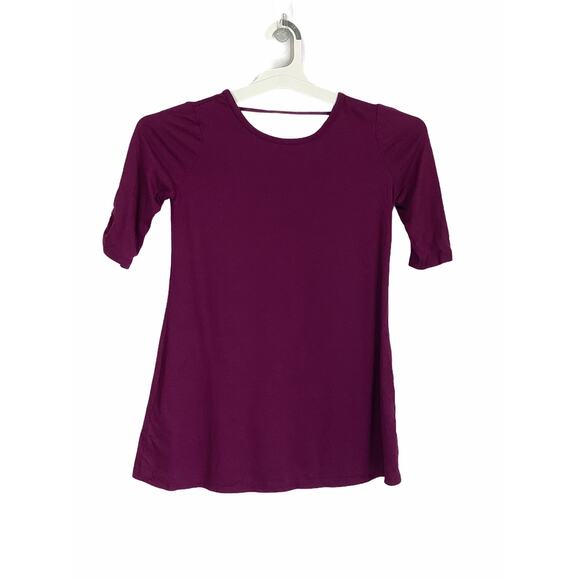 Amy Byer Girl’s Purple Strappy Blouse Large 14 - Picture 1 of 5